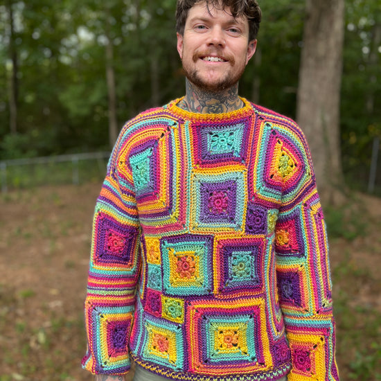 Crazy Daisy Sweater Crochet Pattern – Of Mars Crochet