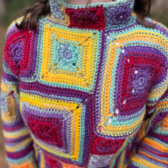 Crazy Daisy Sweater Crochet Pattern – Of Mars Crochet