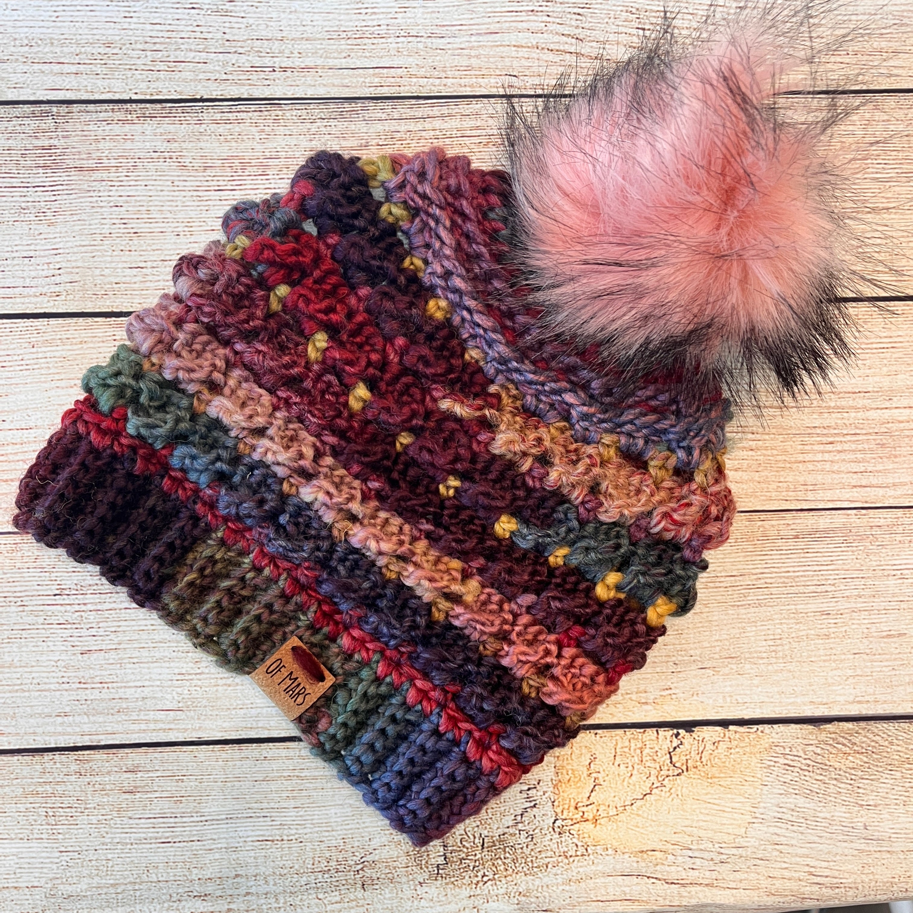 Azalea Cyclone Hat – Of Mars Crochet