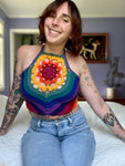 Mandala Crop Top Crochet Pattern