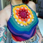 Mandala Crop Top Crochet Pattern