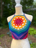 Mandala Crop Top Crochet Pattern