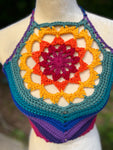 Mandala Crop Top Crochet Pattern