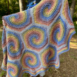 Spiral Hexagon Blanket Crochet Pattern