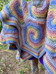 Spiral Hexagon Blanket Crochet Pattern