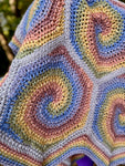 Spiral Hexagon Blanket Crochet Pattern