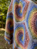 Spiral Hexagon Blanket Crochet Pattern