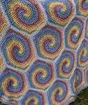 Spiral Hexagon Blanket Crochet Pattern