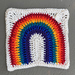 Rainbow Crochet Square Pattern