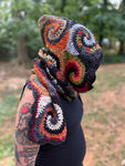 Spiral Hooded Scarf Pattern