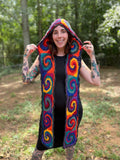 Spiral Hooded Scarf Pattern