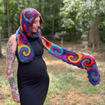 Spiral Hooded Scarf Pattern