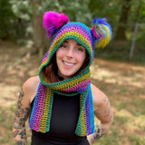 Party Time Hooded Scarf