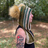 Earthy Hooded Scarf