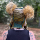 Earthy Hooded Scarf