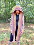 Sunset Rainbow Pixie Hooded Scarf