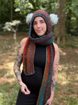 Pixie Hooded Scarf - Crochet Pattern