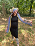 Rainbow Pixie Hooded Scarf