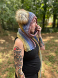 Rainbow Pixie Hooded Scarf