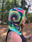 Cotton Candy Spiral Balaclava