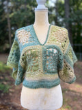 Flouncy Flower Top Crochet Pattern