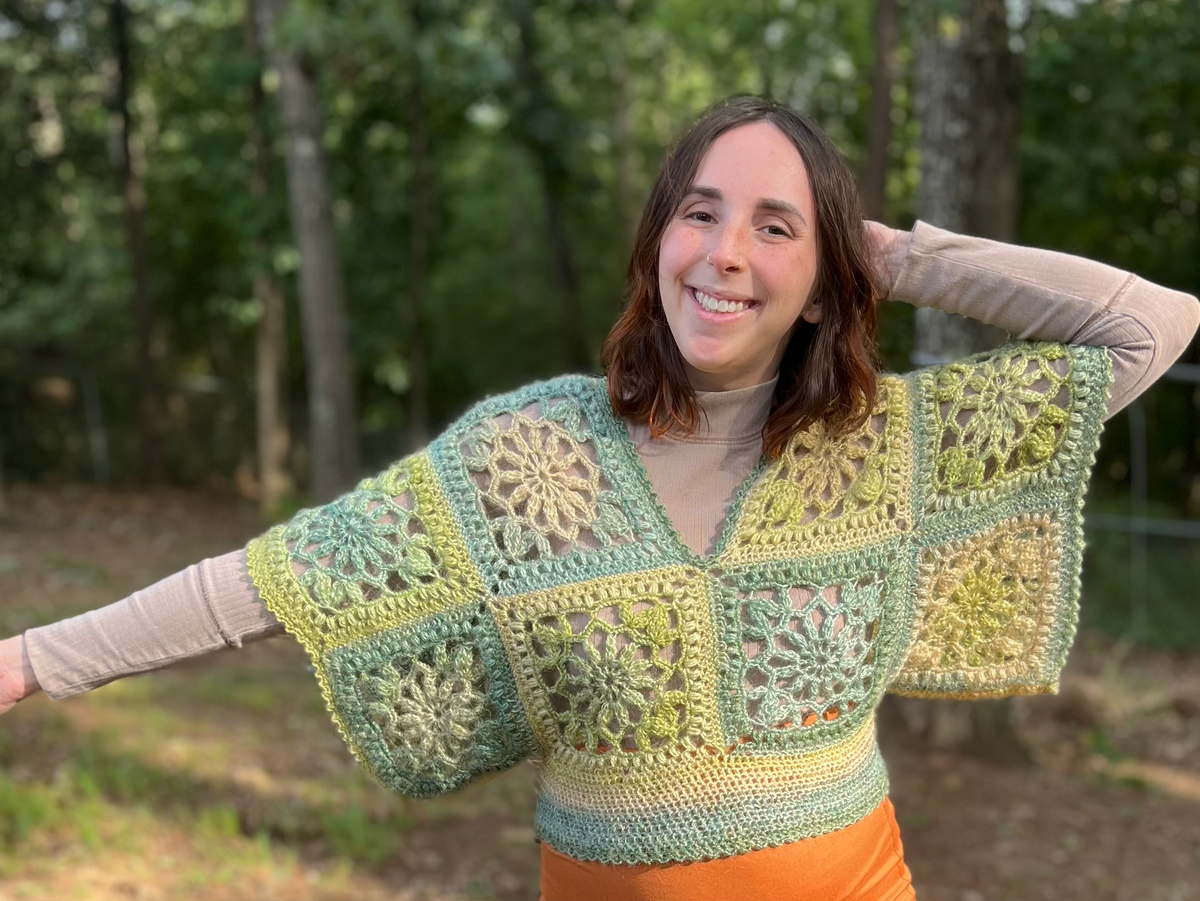 Flouncy Flower Top Crochet Pattern – Of Mars Crochet