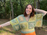 Flouncy Flower Top Crochet Pattern