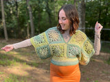 Flouncy Flower Top Crochet Pattern