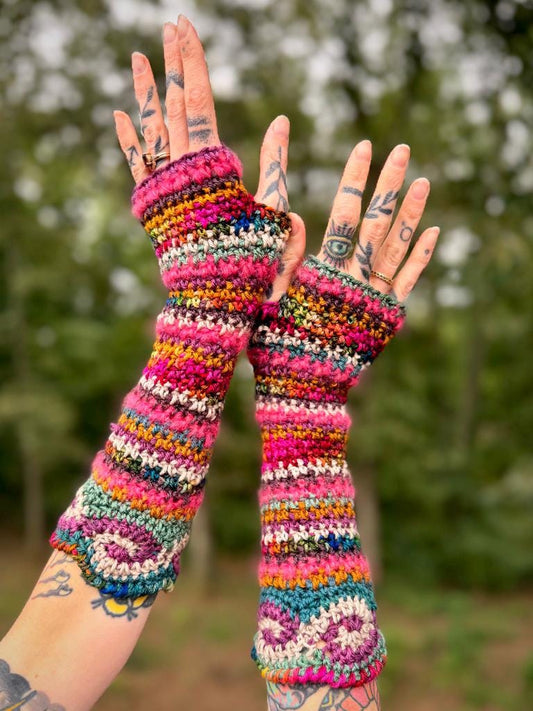 Whimsical Gloves Crochet Pattern