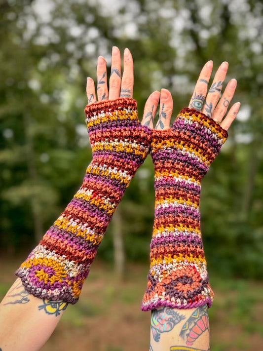 Whimsical Gloves Crochet Pattern