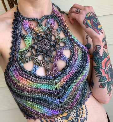 Flora Crop Top Crochet Pattern