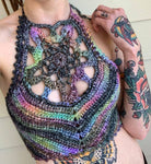 Flora Crop Top Crochet Pattern
