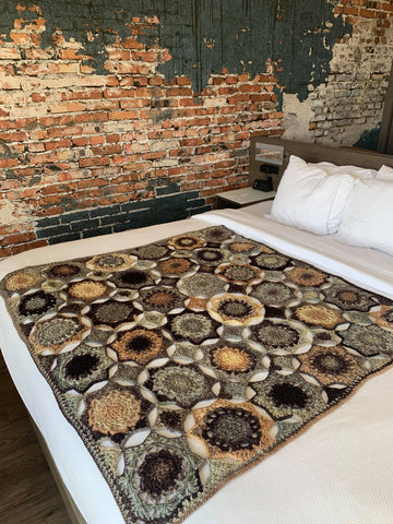 Aura Mosaic Crochet Blanket Pattern