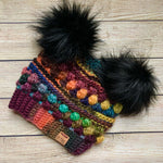 Wobble Bobble Beanie - Crochet Pattern