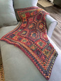 Grannies Gone Wild Crochet Blanket Pattern