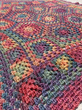 Grannies Gone Wild Crochet Blanket Pattern