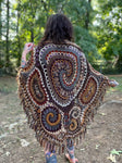 Fall Freeform Crochet Shawl