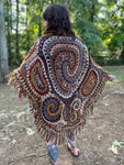 Fall Freeform Crochet Shawl