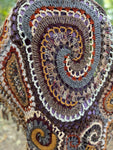 Fall Freeform Crochet Shawl