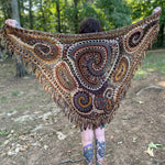 Fall Freeform Crochet Shawl