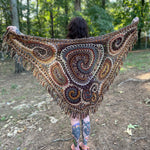 Fall Freeform Crochet Shawl