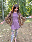 Fall Freeform Crochet Shawl