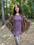 Fall Freeform Crochet Shawl