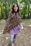 Fall Freeform Crochet Shawl