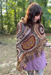 Fall Freeform Crochet Shawl
