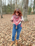 Jelly Bean Chunky Triangle Scarf