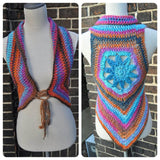Blossom Mandala Vest - Crochet Pattern