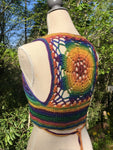 Luna Mandala Wrap Vest - Crochet Pattern