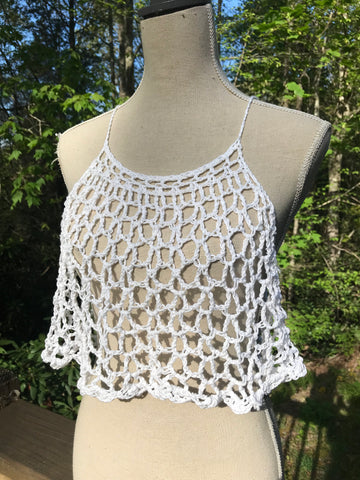 Cascade Crop Top & Dress - Crochet Pattern – Of Mars Crochet