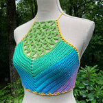 Sacred Flower Crop Top - Crochet Pattern